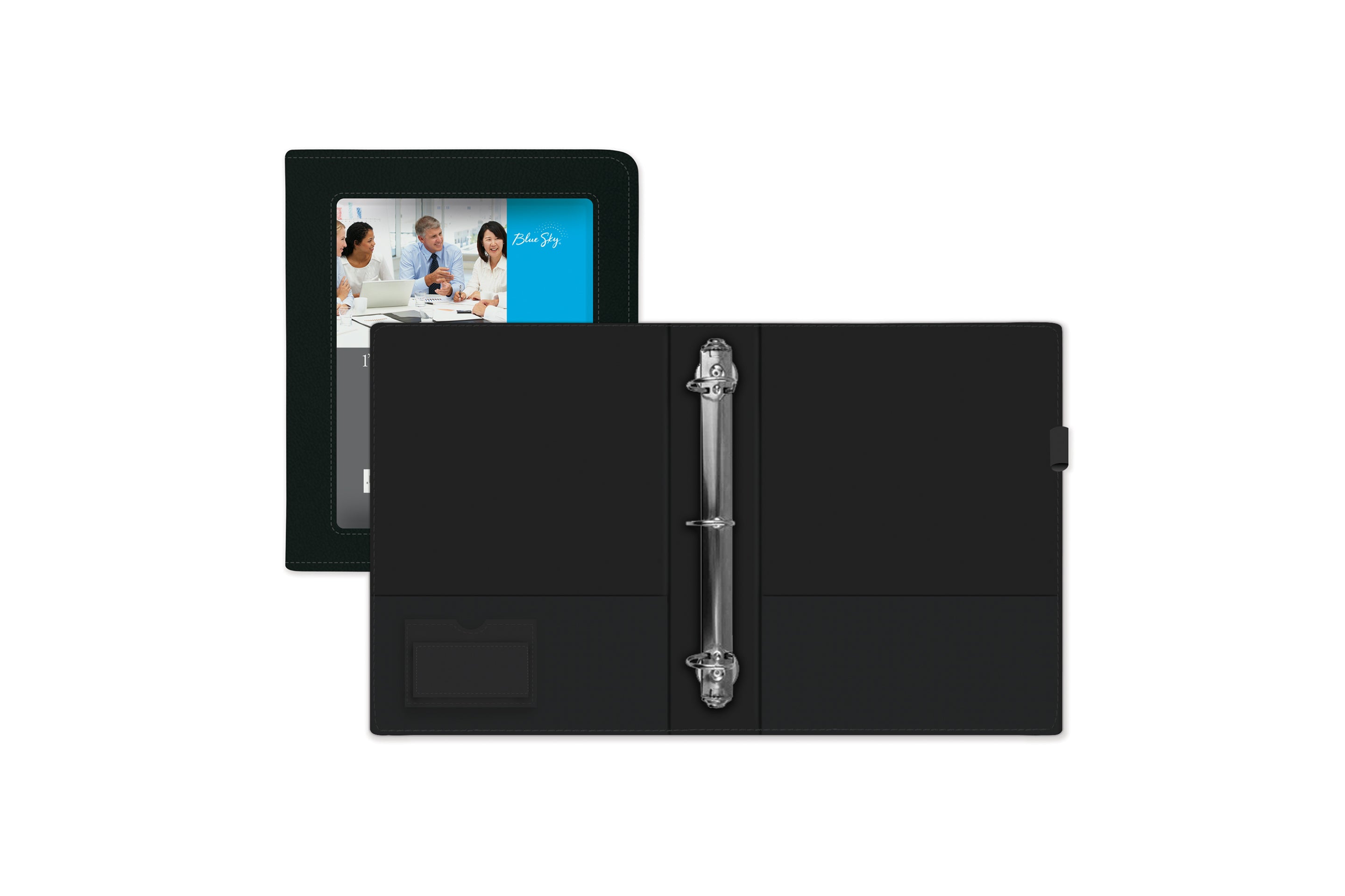 Proview Legacy Black 8.5 x 11 Binder 1" Rings - Single 4 Proview Legacy Black 8.5 x 11 Binder 1" Rings - Single
