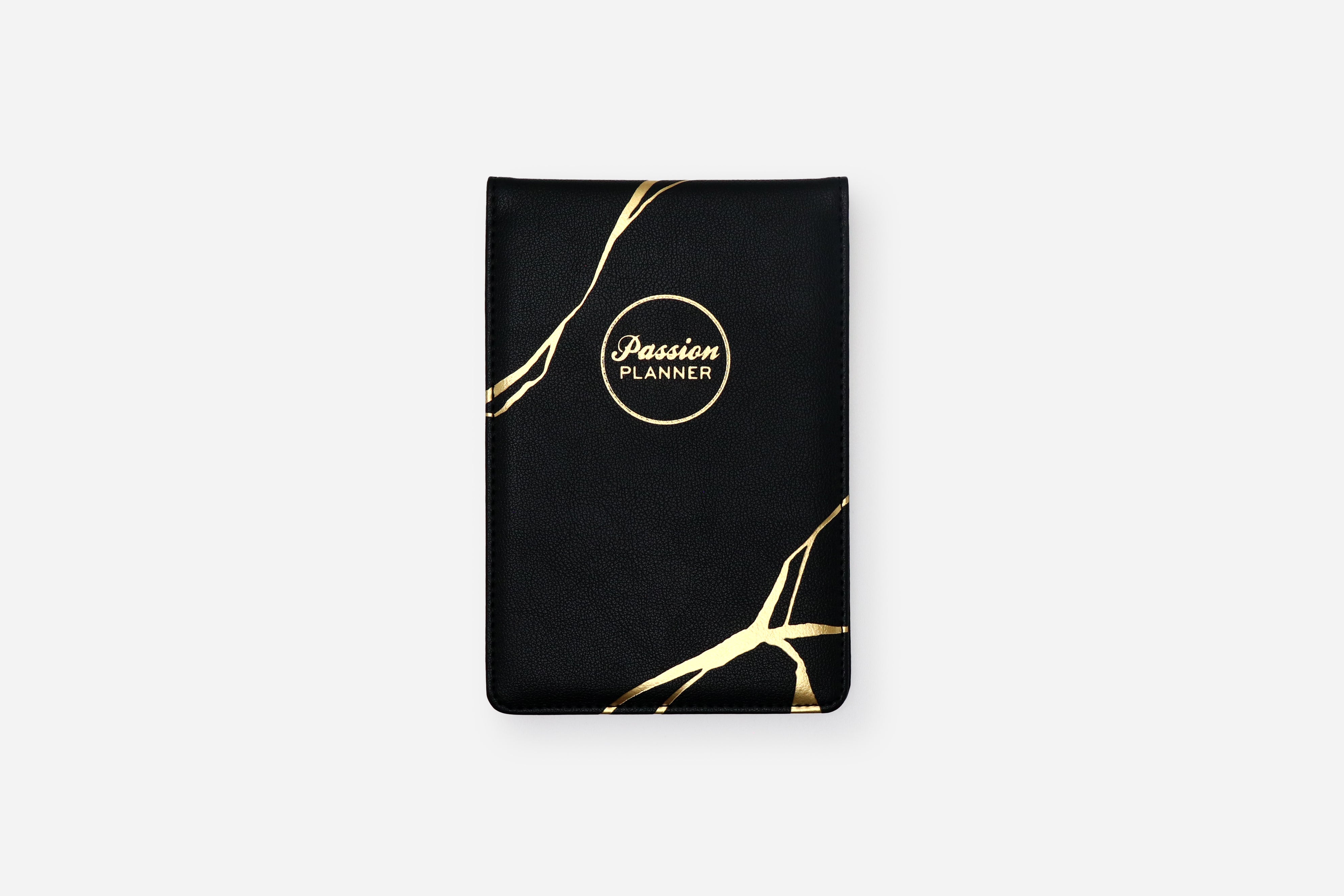 Notepad Cover - Onyx Kintsugi