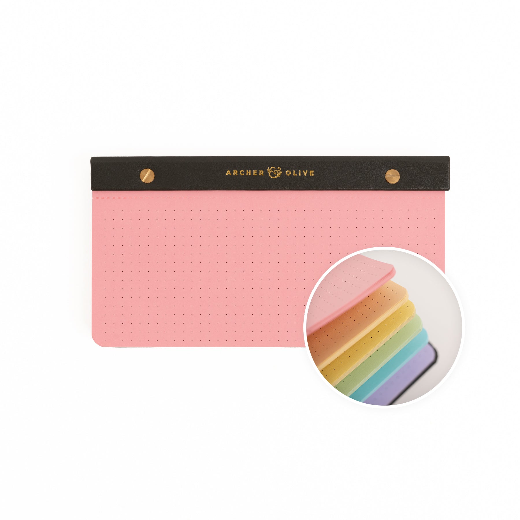 List Dot Grid Notepad: Pastel