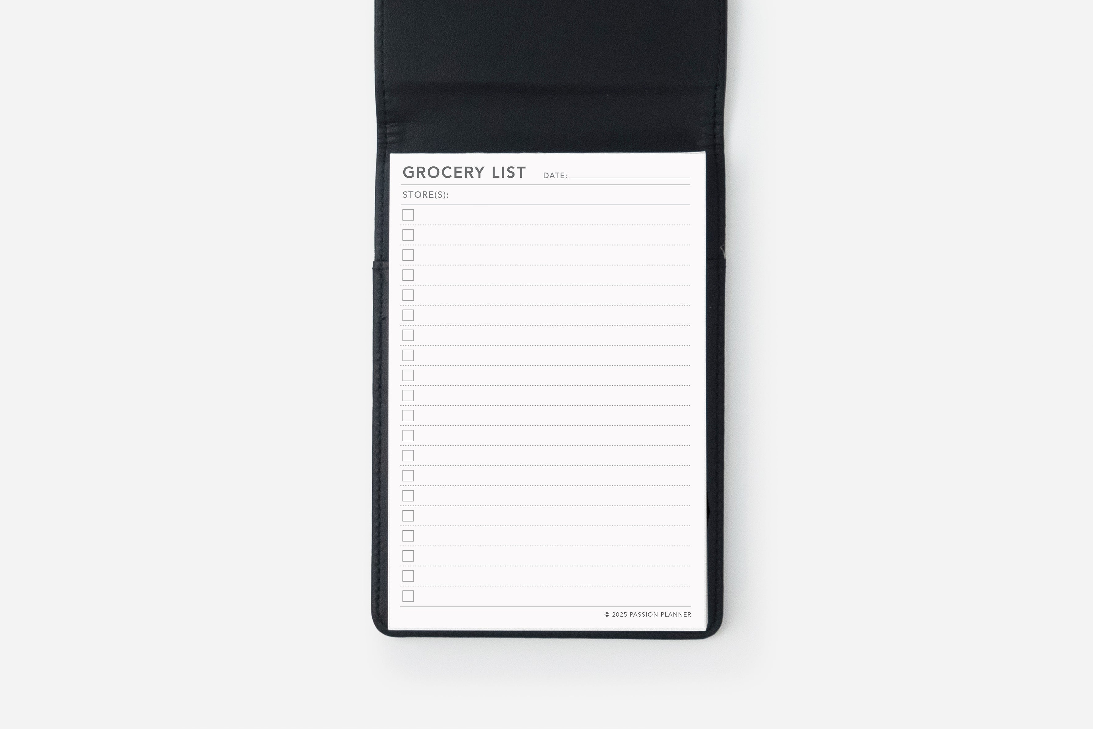 Grocery List Notepad Set - Cover and Insert 2 Grocery List Notepad Set - Cover and Insert