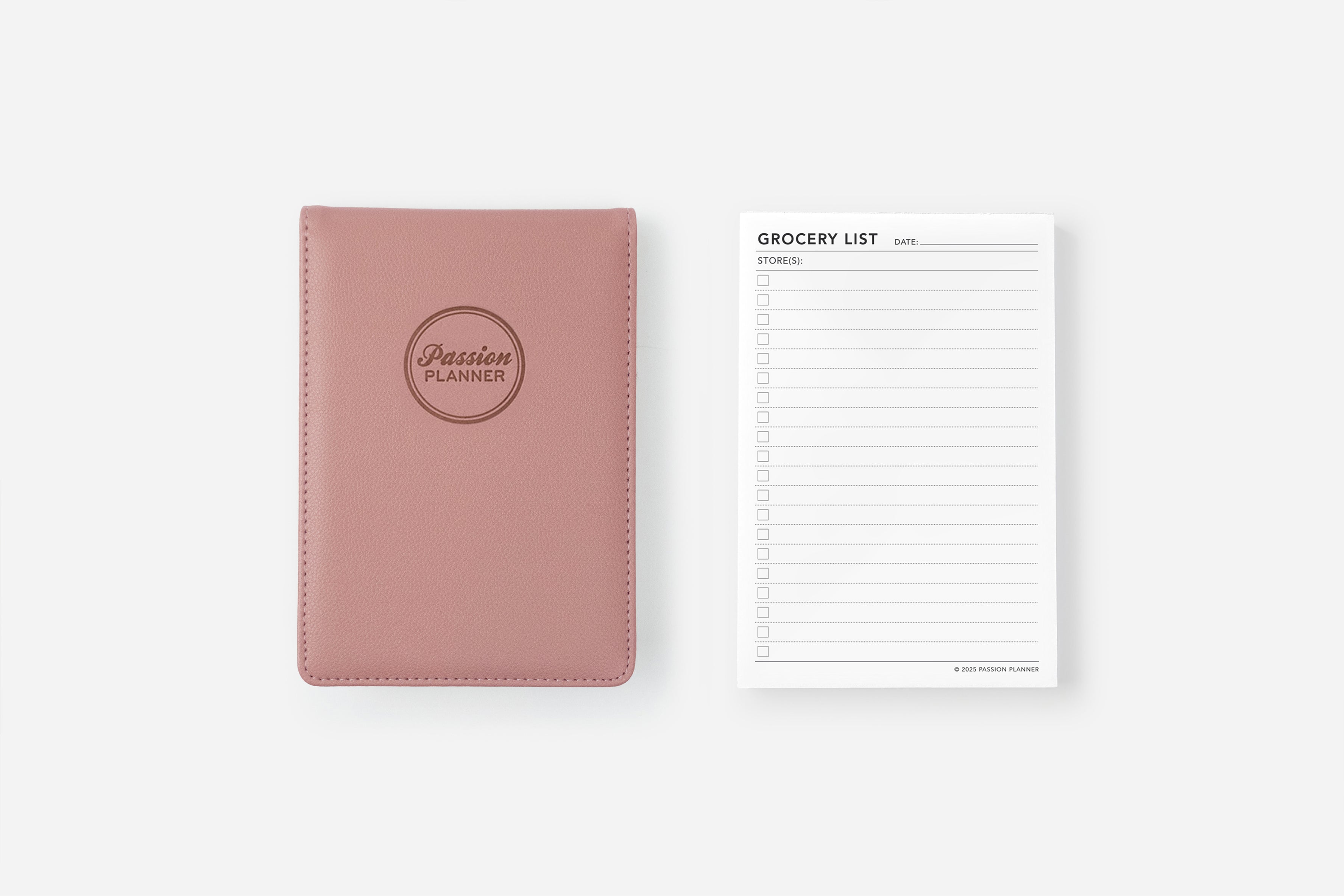 Grocery List Notepad Set - Cover and Insert 5 Grocery List Notepad Set - Cover and Insert