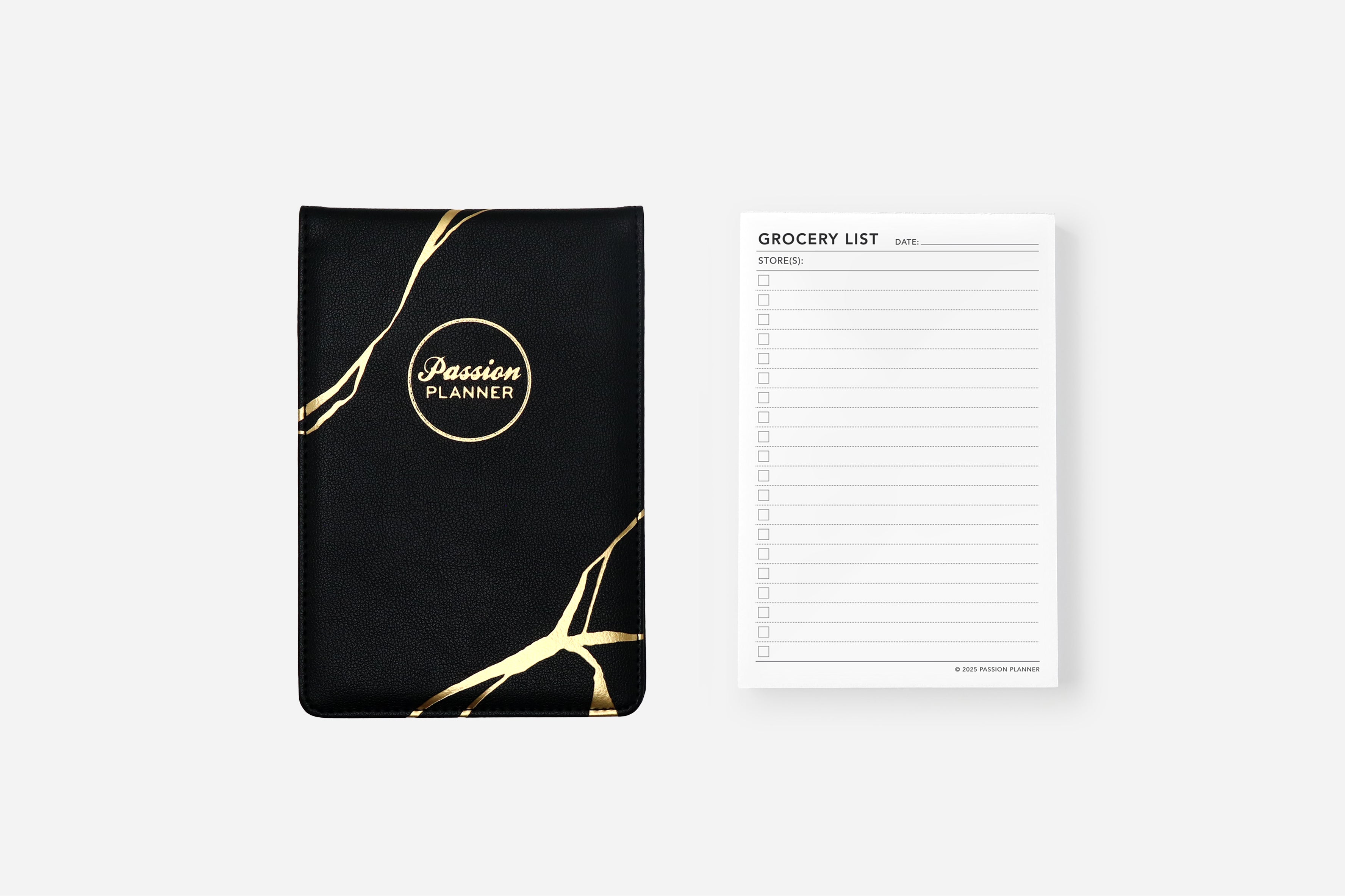 Grocery List Notepad Set - Cover and Insert 8 Grocery List Notepad Set - Cover and Insert