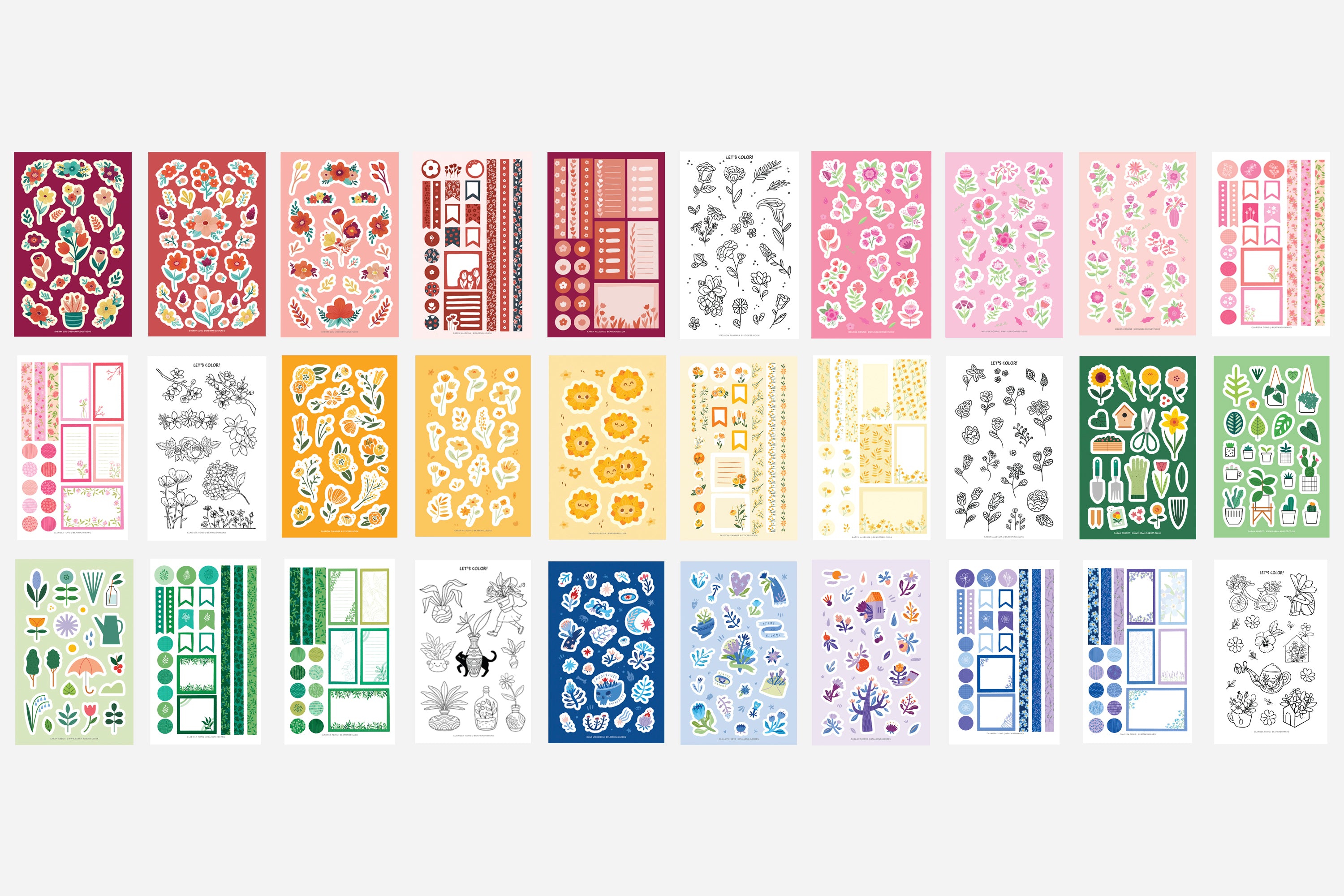 Florals and Foliage Sticker Book 2 Florals and Foliage Sticker Book