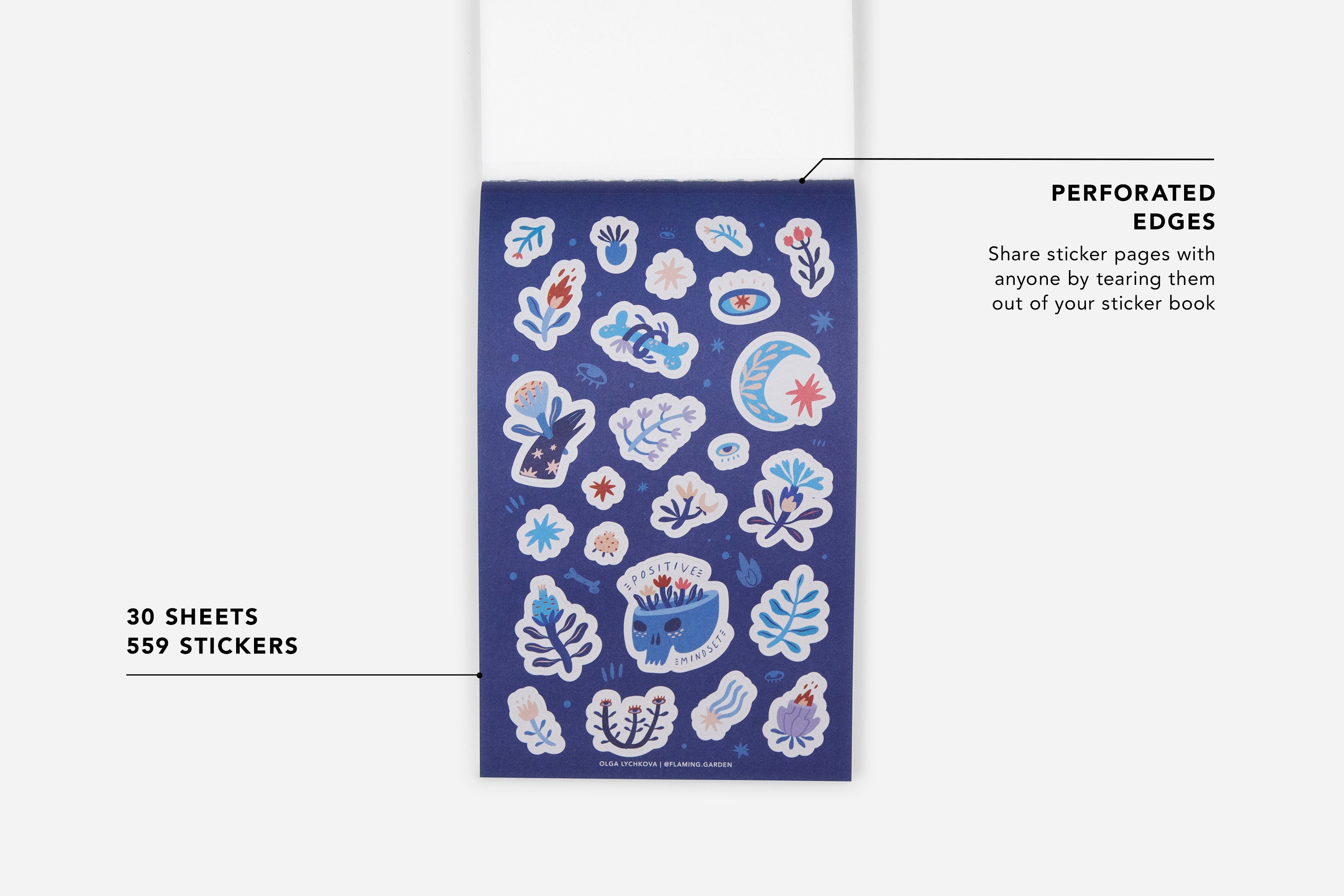 Florals and Foliage Sticker Book 4 Florals and Foliage Sticker Book