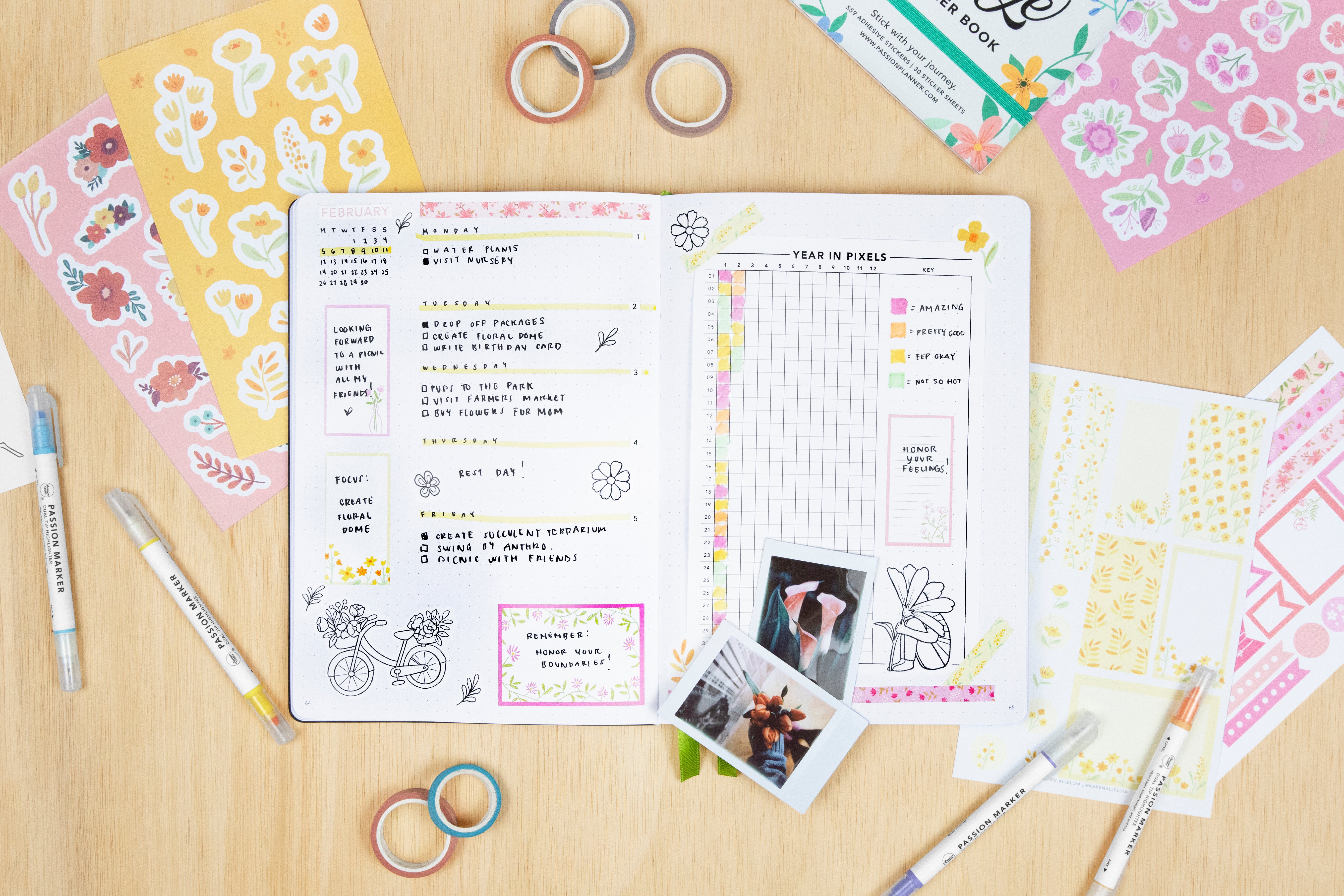 Florals and Foliage Sticker Book 6 Florals and Foliage Sticker Book