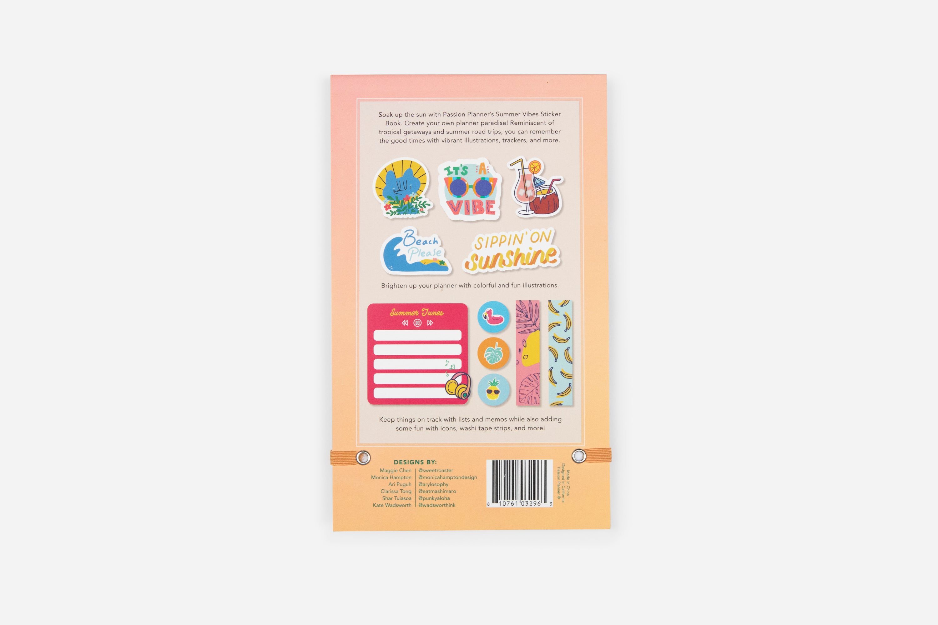 Summer Vibes Sticker Book 5 Summer Vibes Sticker Book