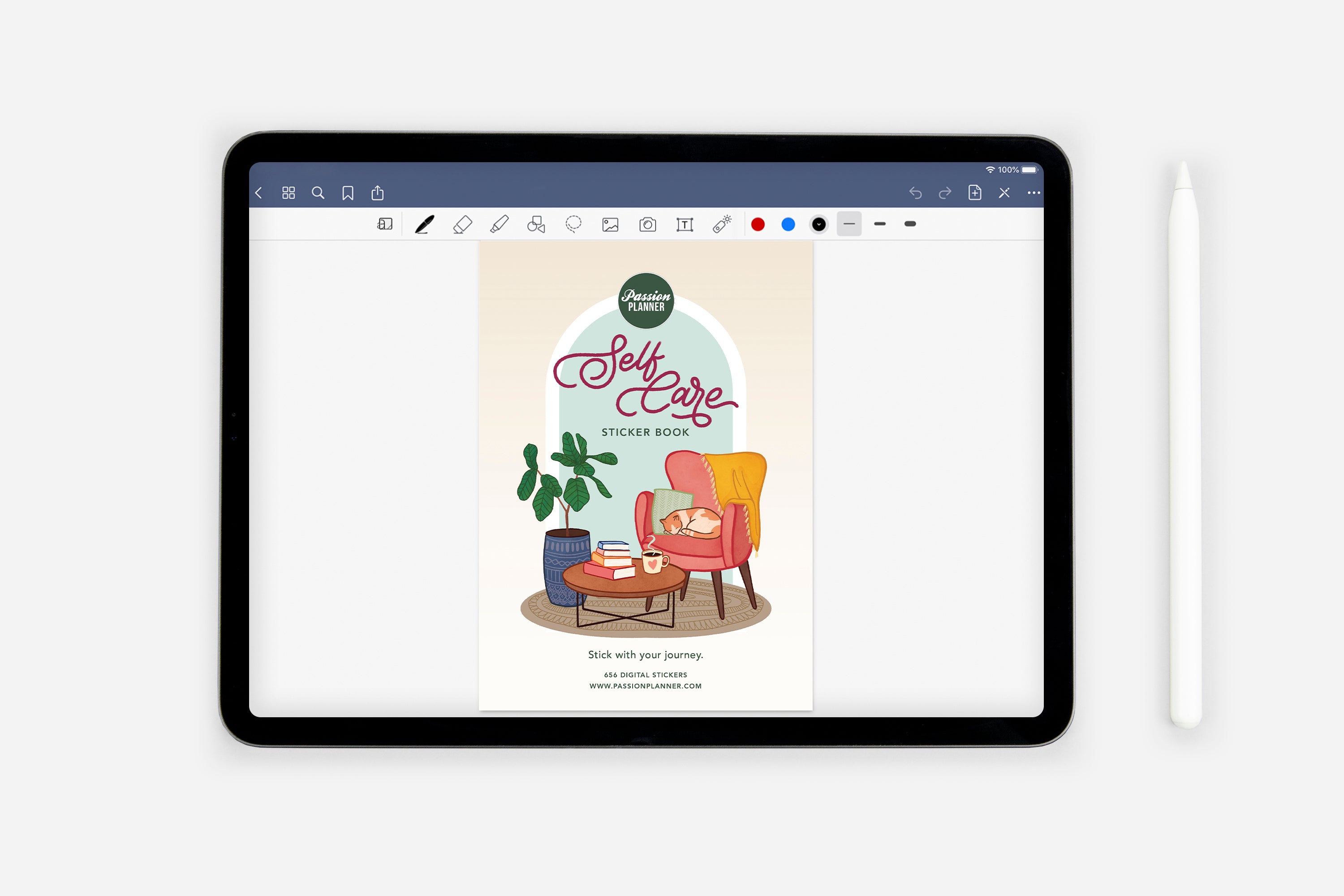 Digital Self-Care Sticker Book 1 Digital Self-Care Sticker Book
