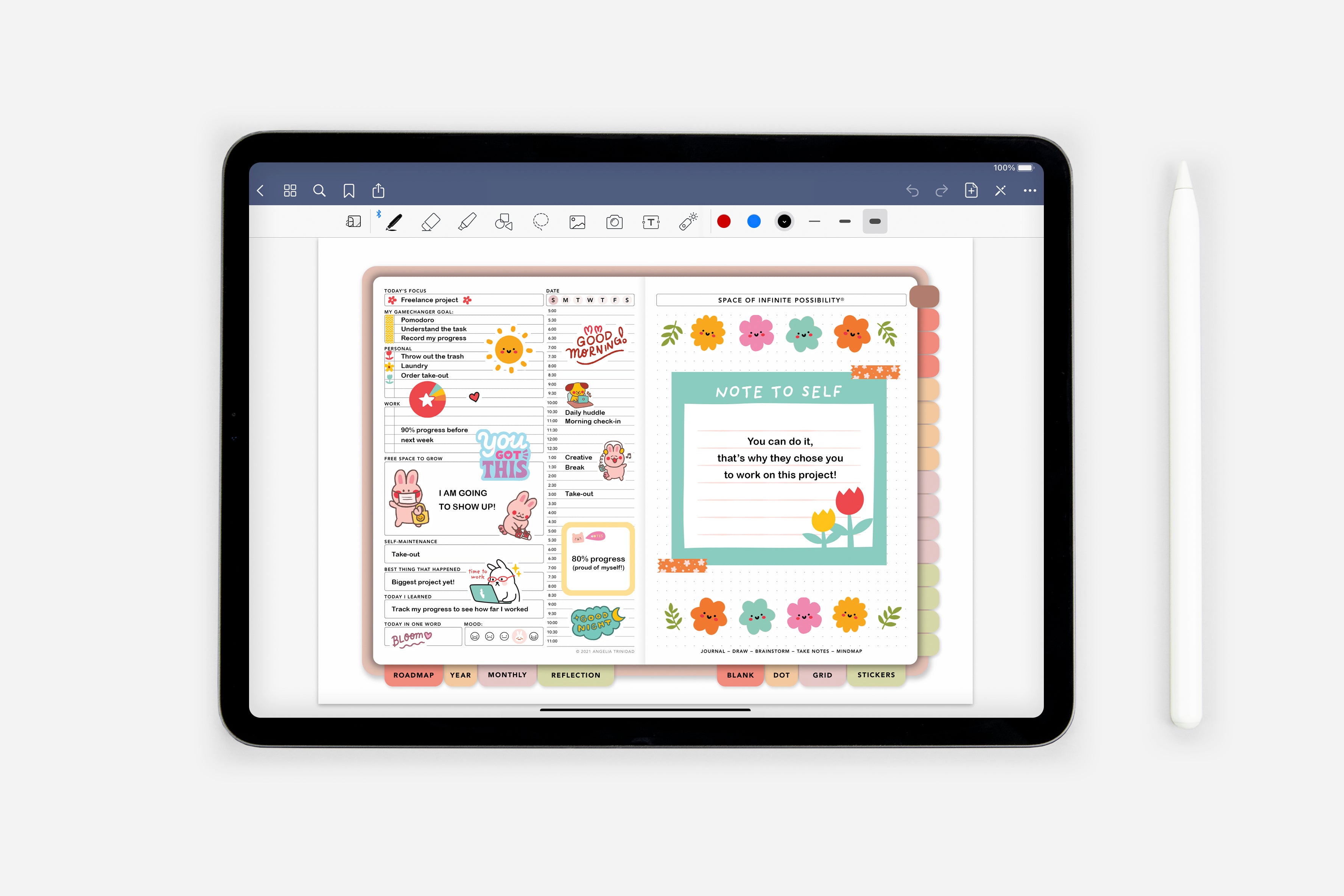 Digital Everything Cute Sticker Book 4 Digital Everything Cute Sticker Book
