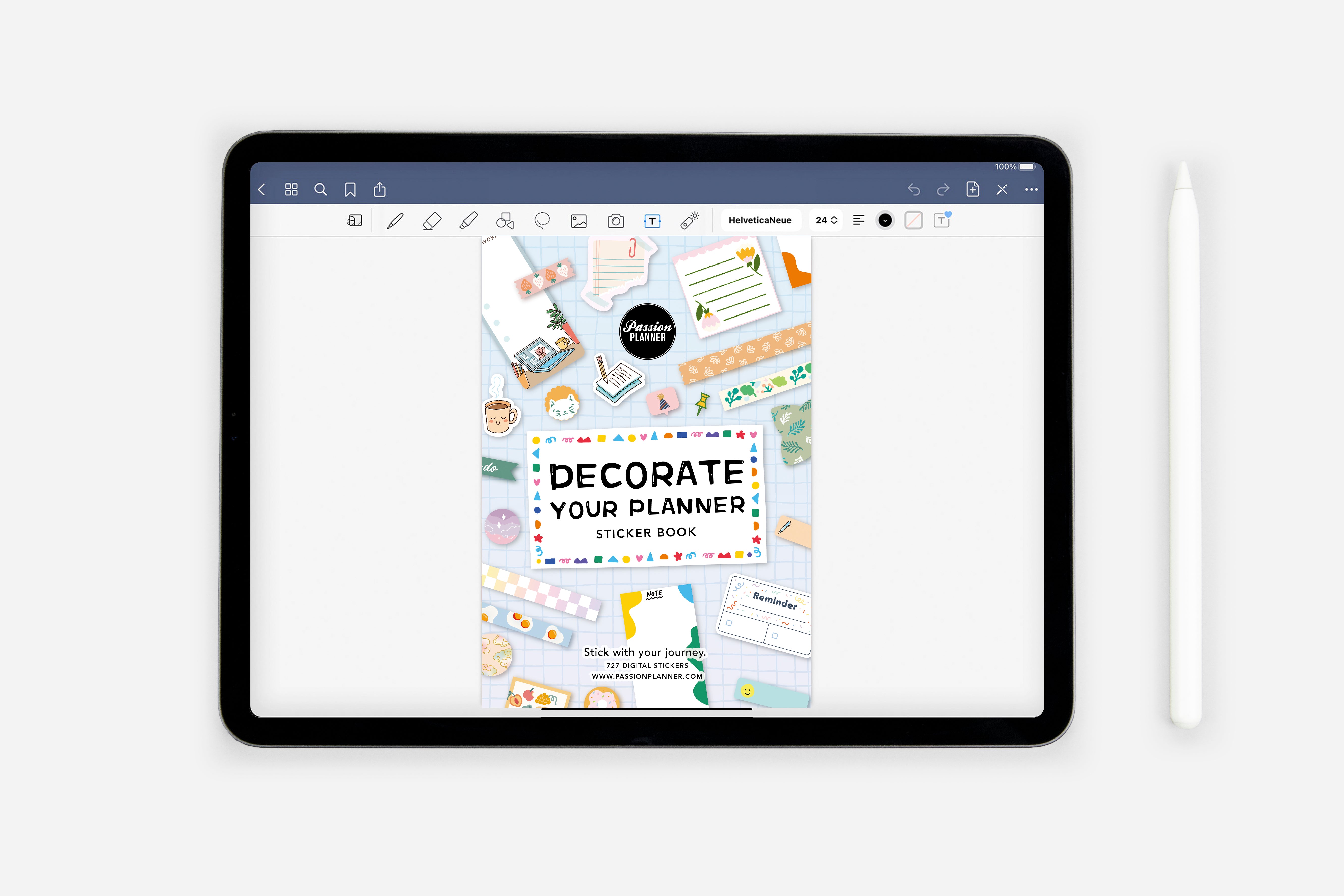 Digital Decorate Your Planner Sticker Book