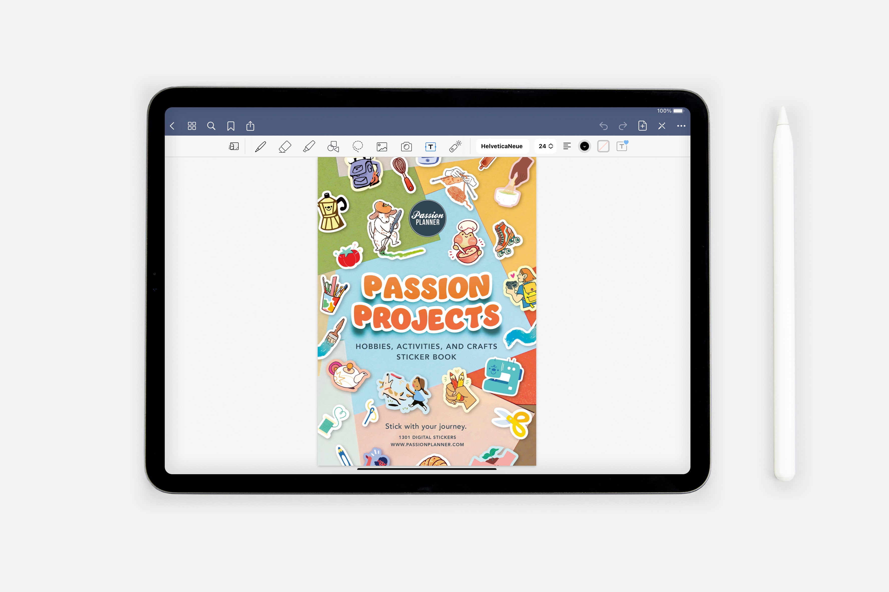 Digital Passion Projects Sticker Book 1 Digital Passion Projects Sticker Book