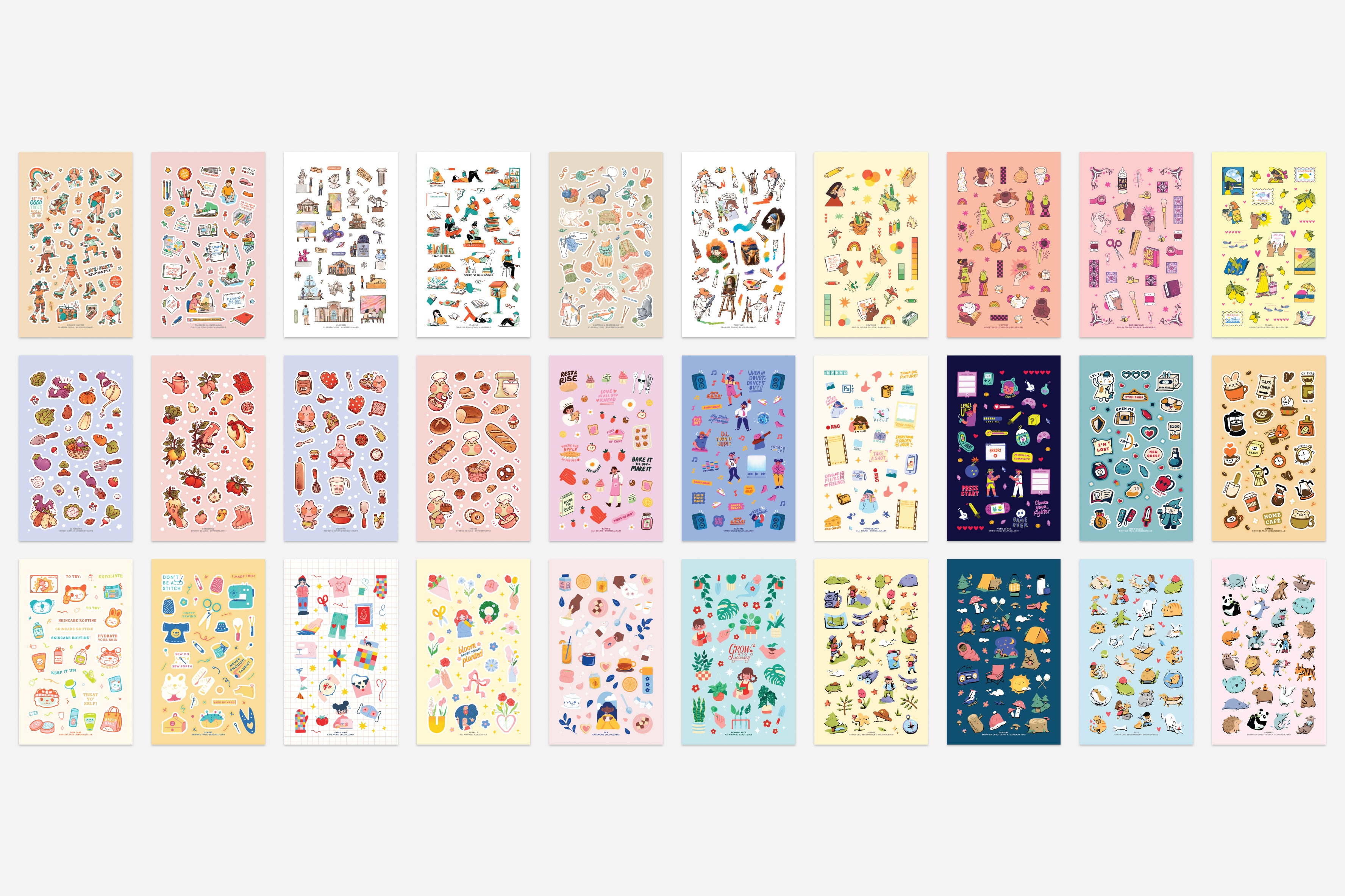 Digital Passion Projects Sticker Book 3 Digital Passion Projects Sticker Book