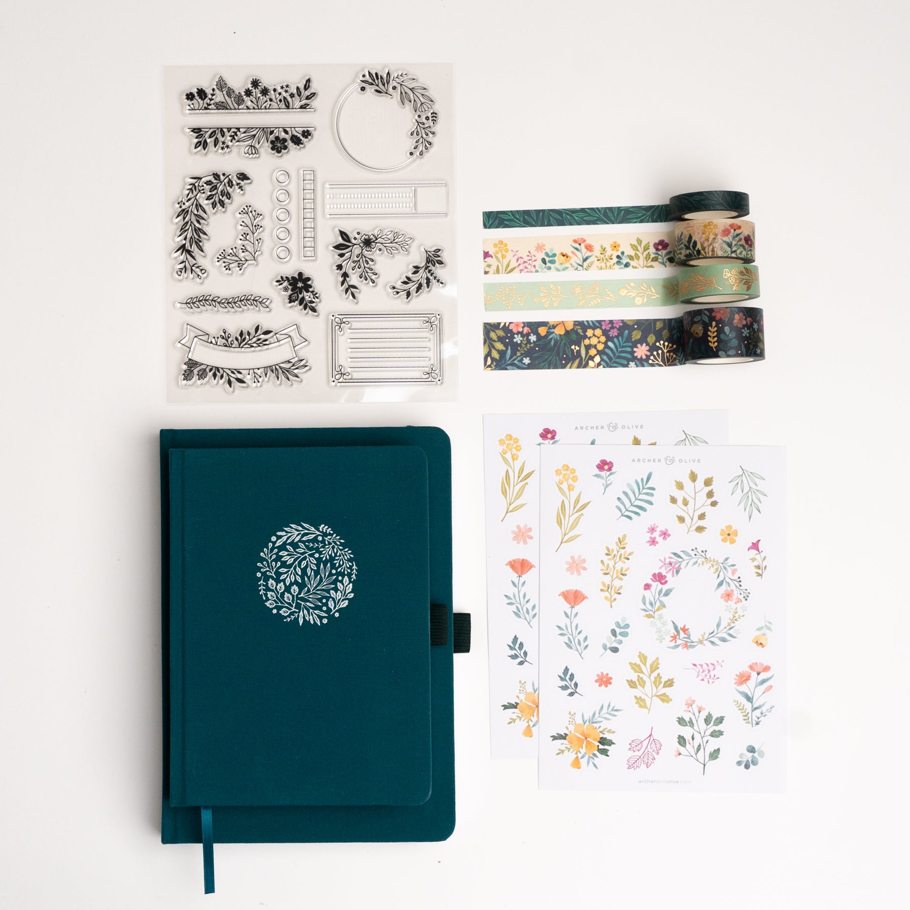 B6 Signature Floral: Dot Grid Notebook 5 8X8 Signature Floral: Dot Grid Notebook