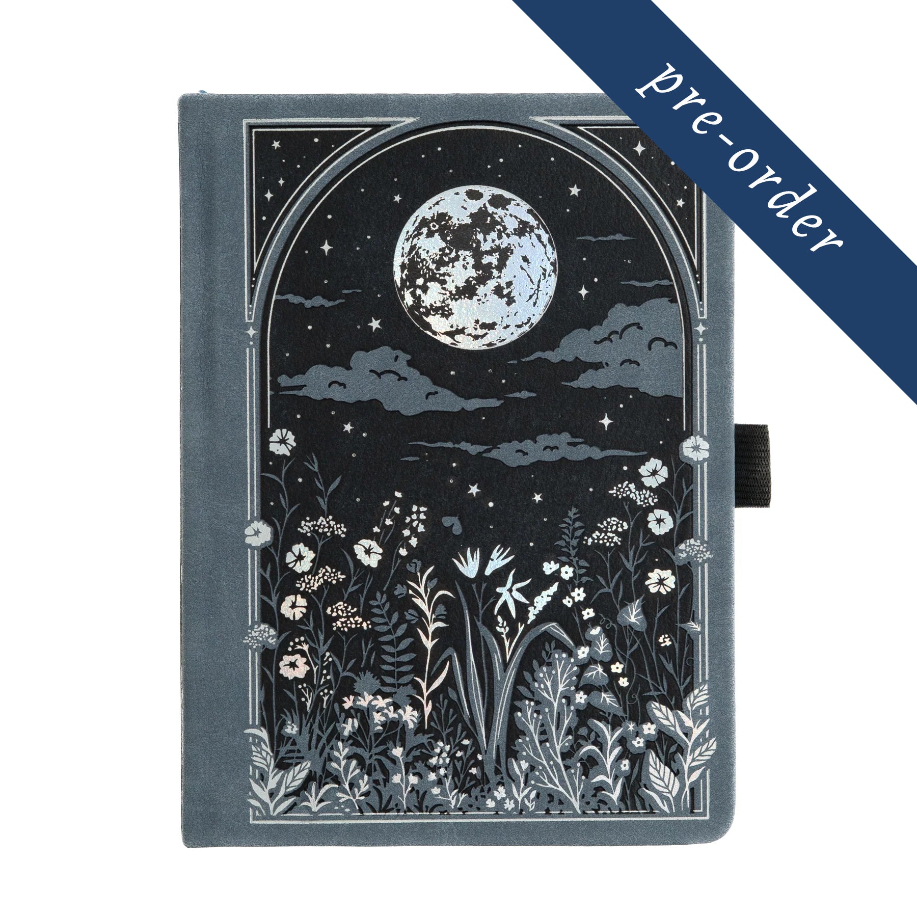 PRE-ORDER CLOSED B6 Moonlit Garden: Dot Grid Notebook