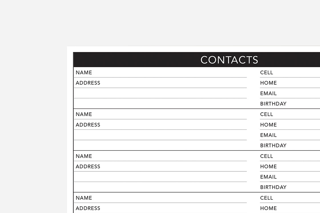 Contacts