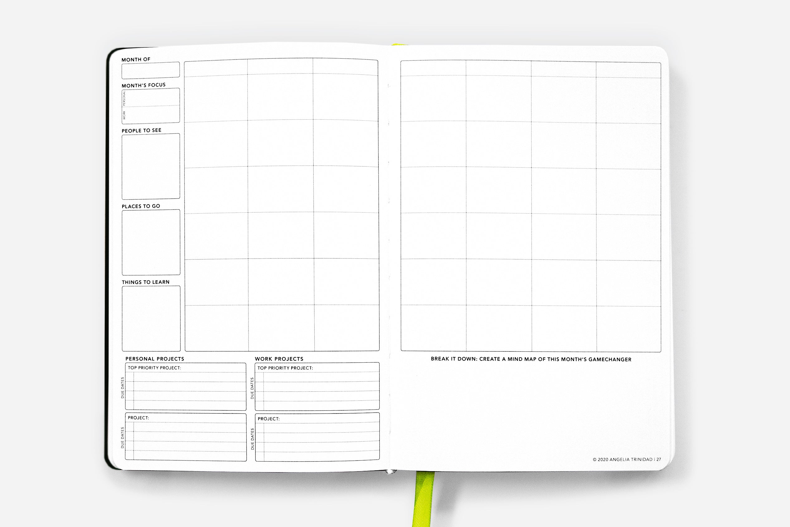 Daily Planner - Undated - Celestial Calm Blue 4 Daily Planner - Undated - Celestial Calm Blue