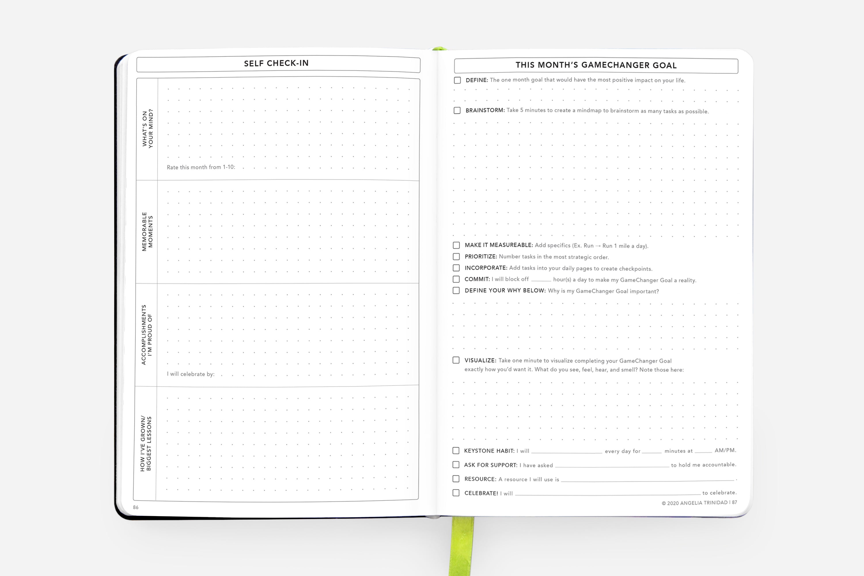 Daily Planner - Undated - Cosmic Blue 7 Daily Planner - Undated - Cosmic Blue