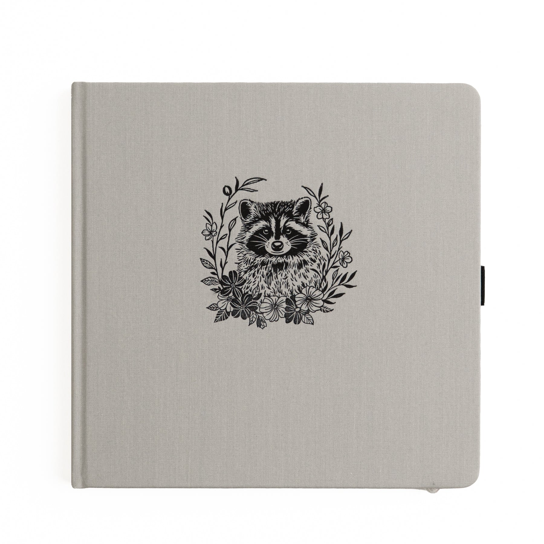 8x8 Radiant Raccoon: Dot Grid Notebook