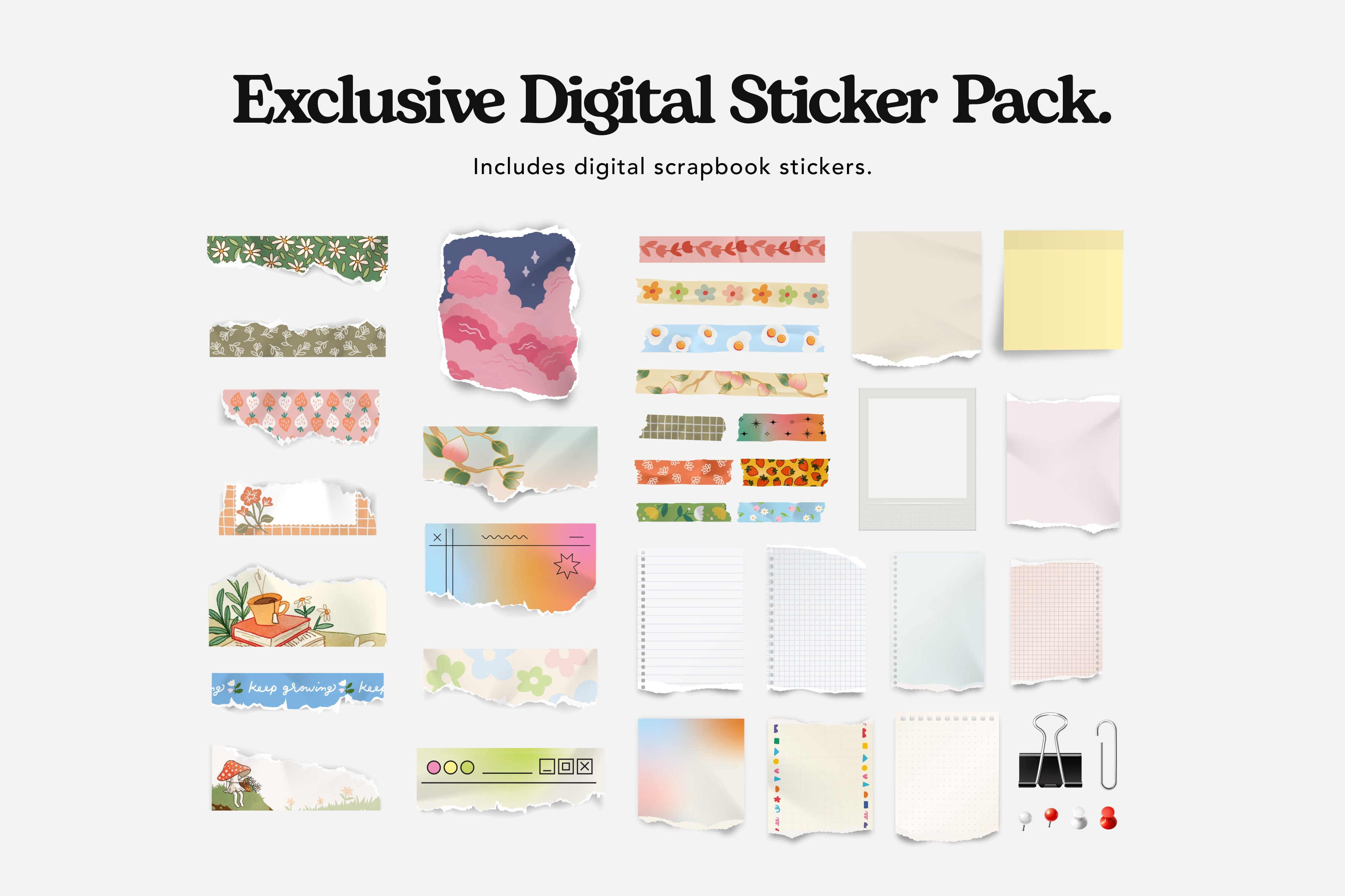 Digital Planner - Undated Weekly & Daily - Rainbow Prisma Bundle 12 Digital Planner - Undated Weekly & Daily - Rainbow Prisma Bundle