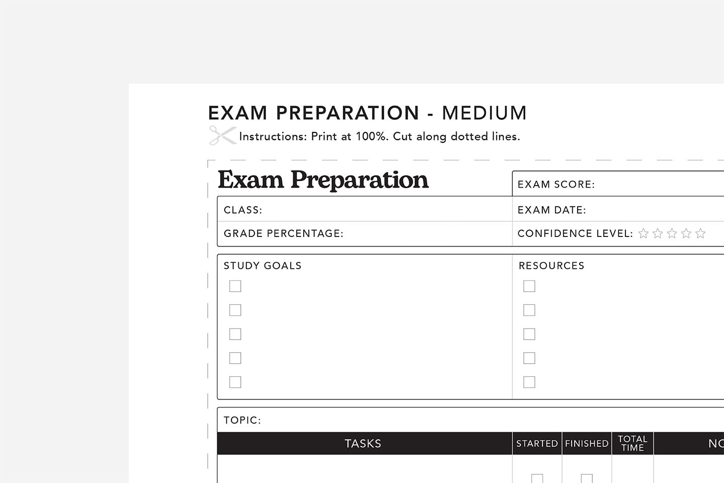 Exam Preparation