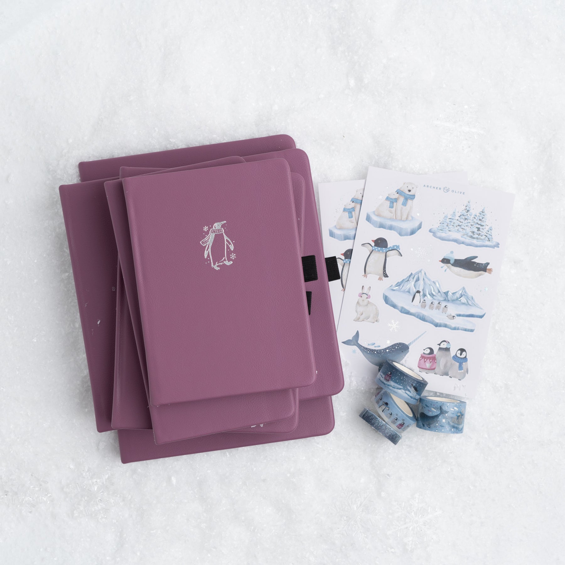 8x8 Polar Penguin: Dot Grid Notebook 3 8x8 Polar Penguin: Dot Grid Notebook