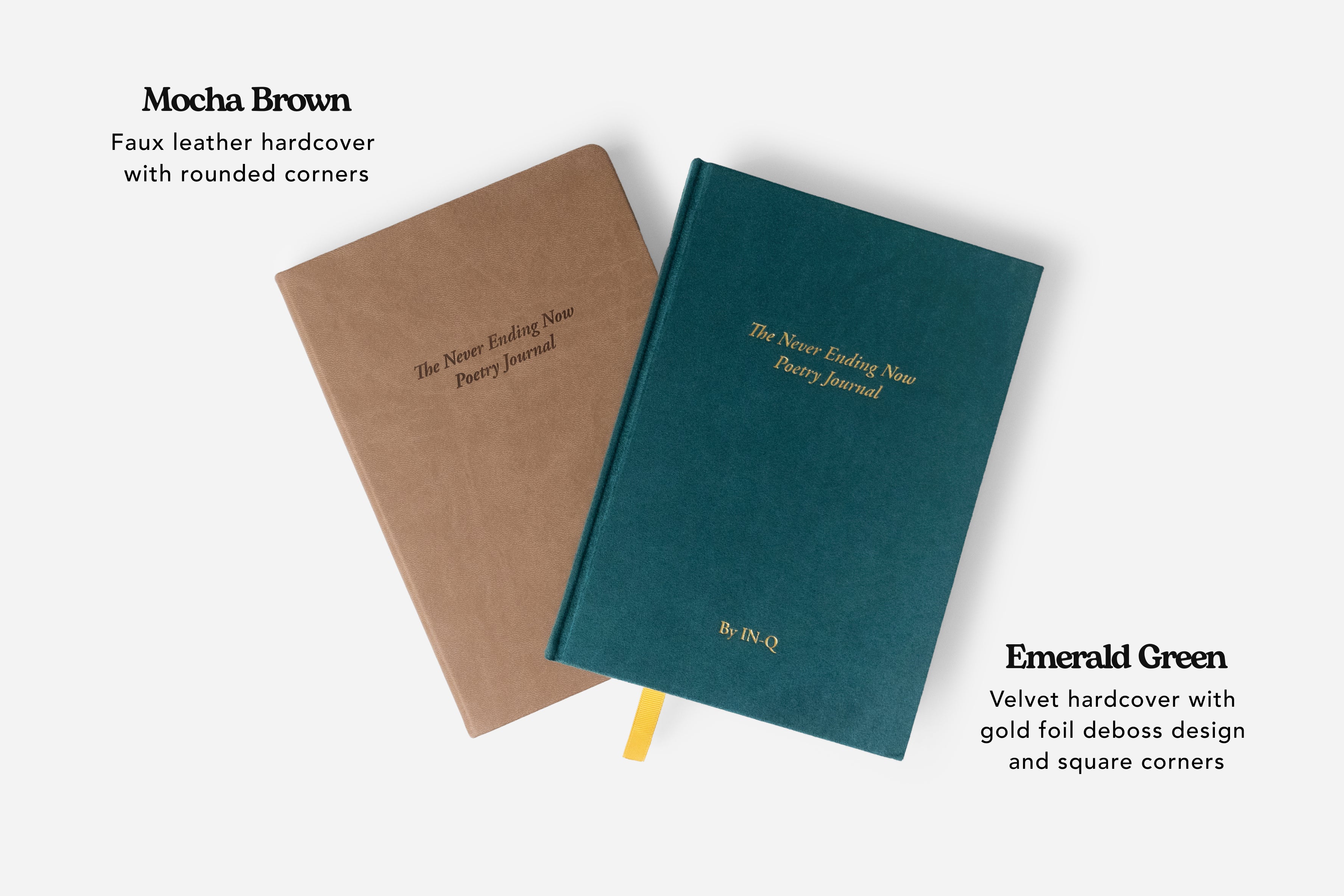 The Never Ending Now Poetry Journal - Mocha Brown 8 The Never Ending Now Poetry Journal - Mocha Brown