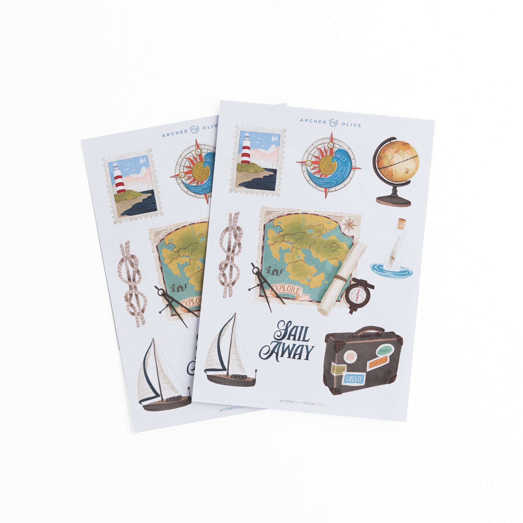 Compass Stickers
