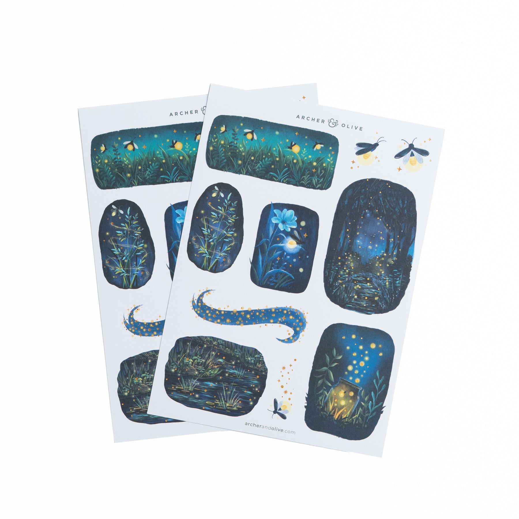 Firefly Night Sticker Set