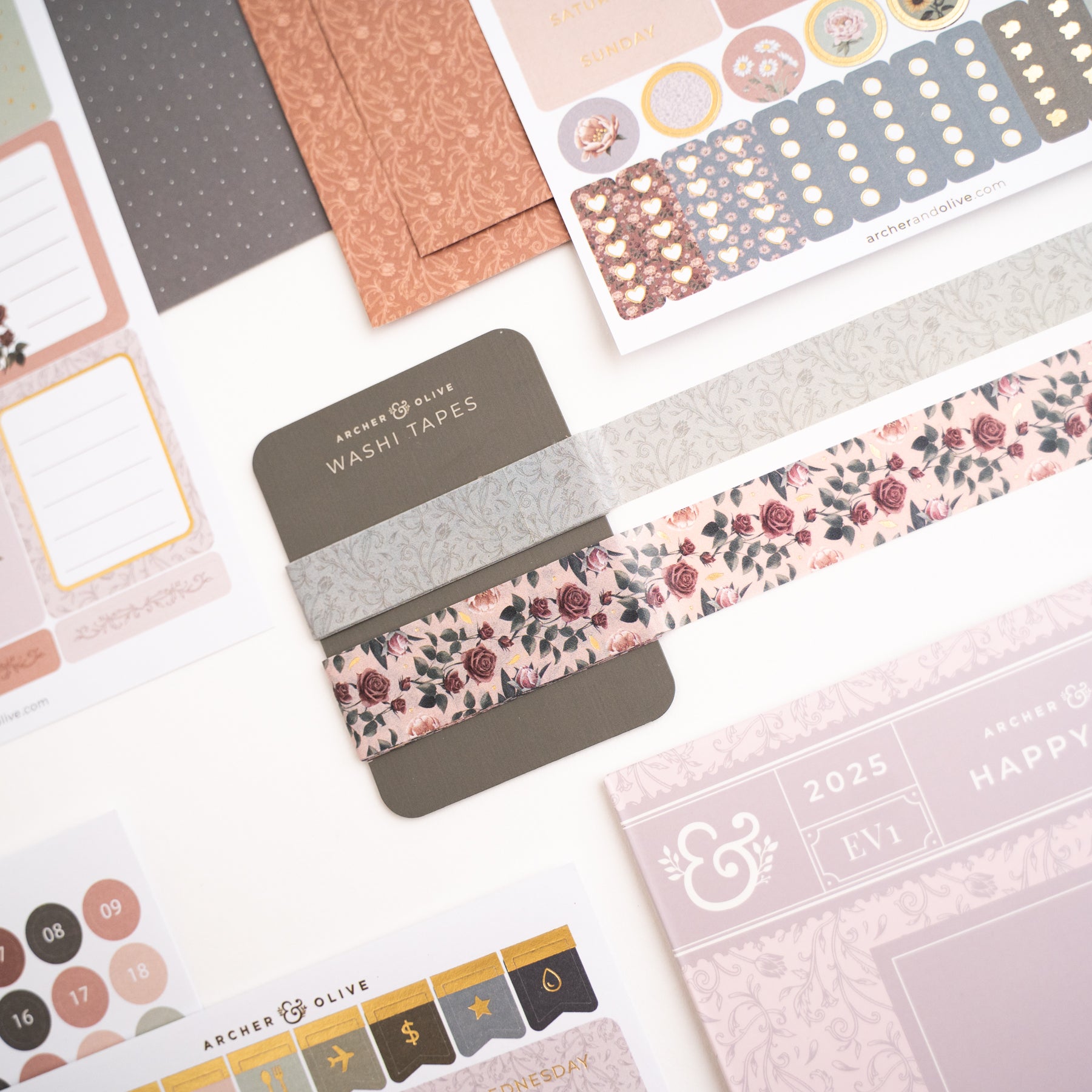 Antique Floral Everyday Theme Kit 4 Antique Floral Everyday Theme Kit