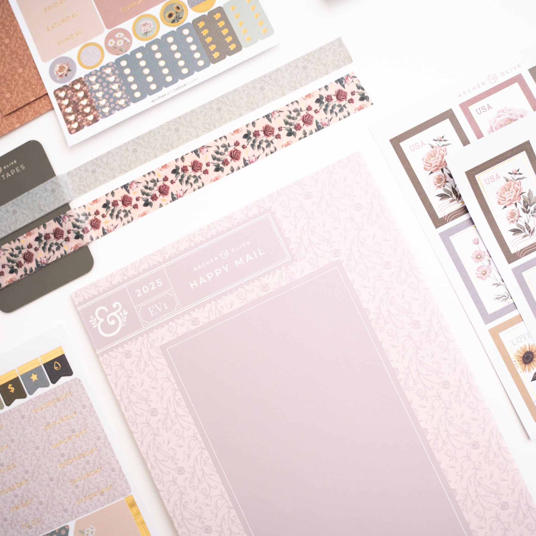Antique Floral Everyday Theme Kit 5 Antique Floral Everyday Theme Kit