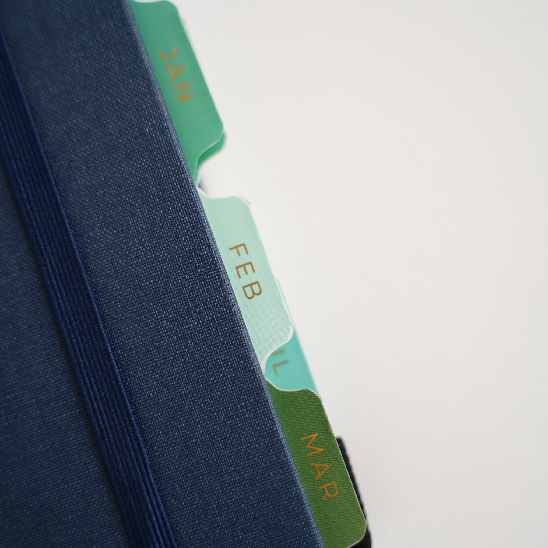 Vinyl Planner Tabs - Blues & Greens 2 Vinyl Planner Tabs - Blues & Greens