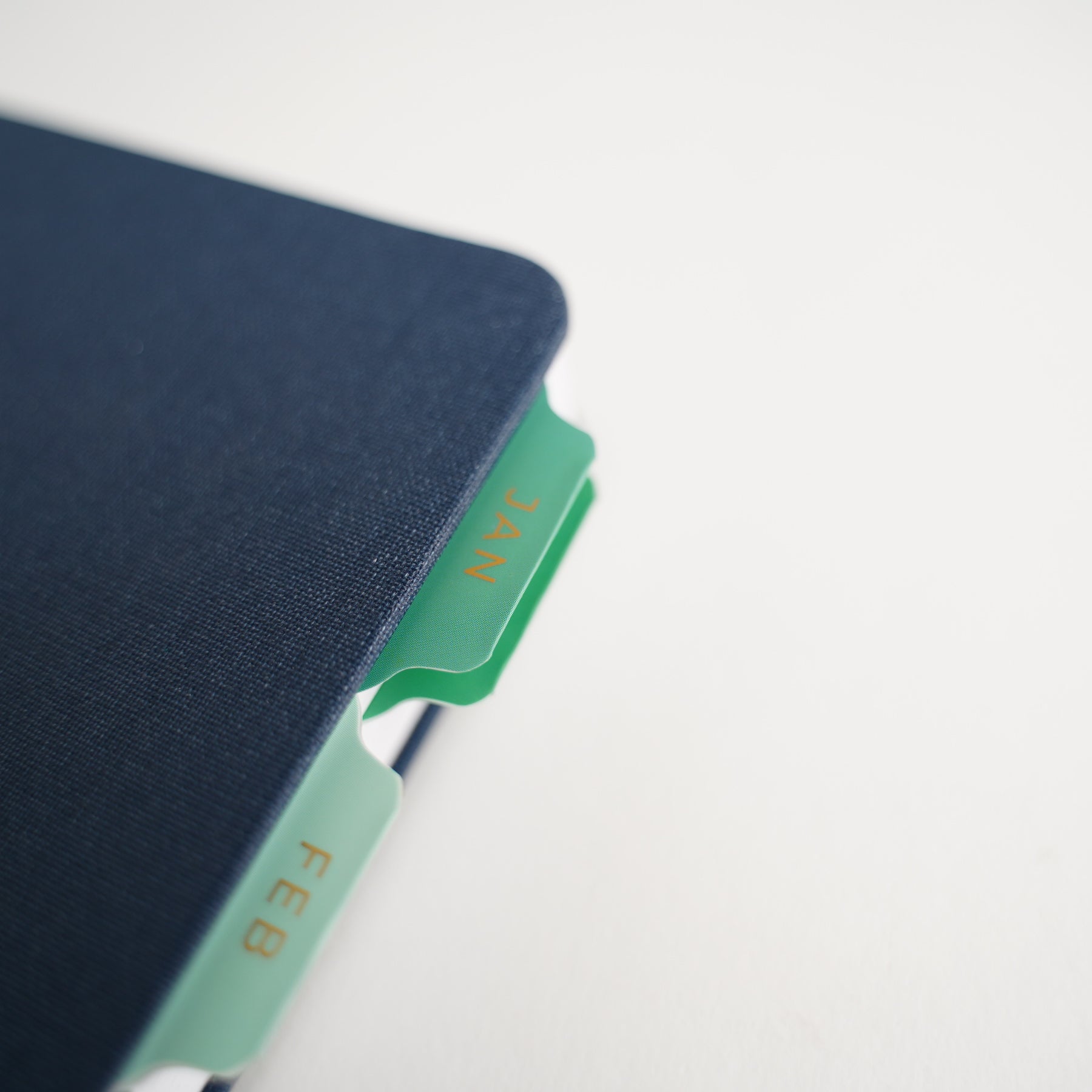 Vinyl Planner Tabs - Blues & Greens 3 Vinyl Planner Tabs - Blues & Greens