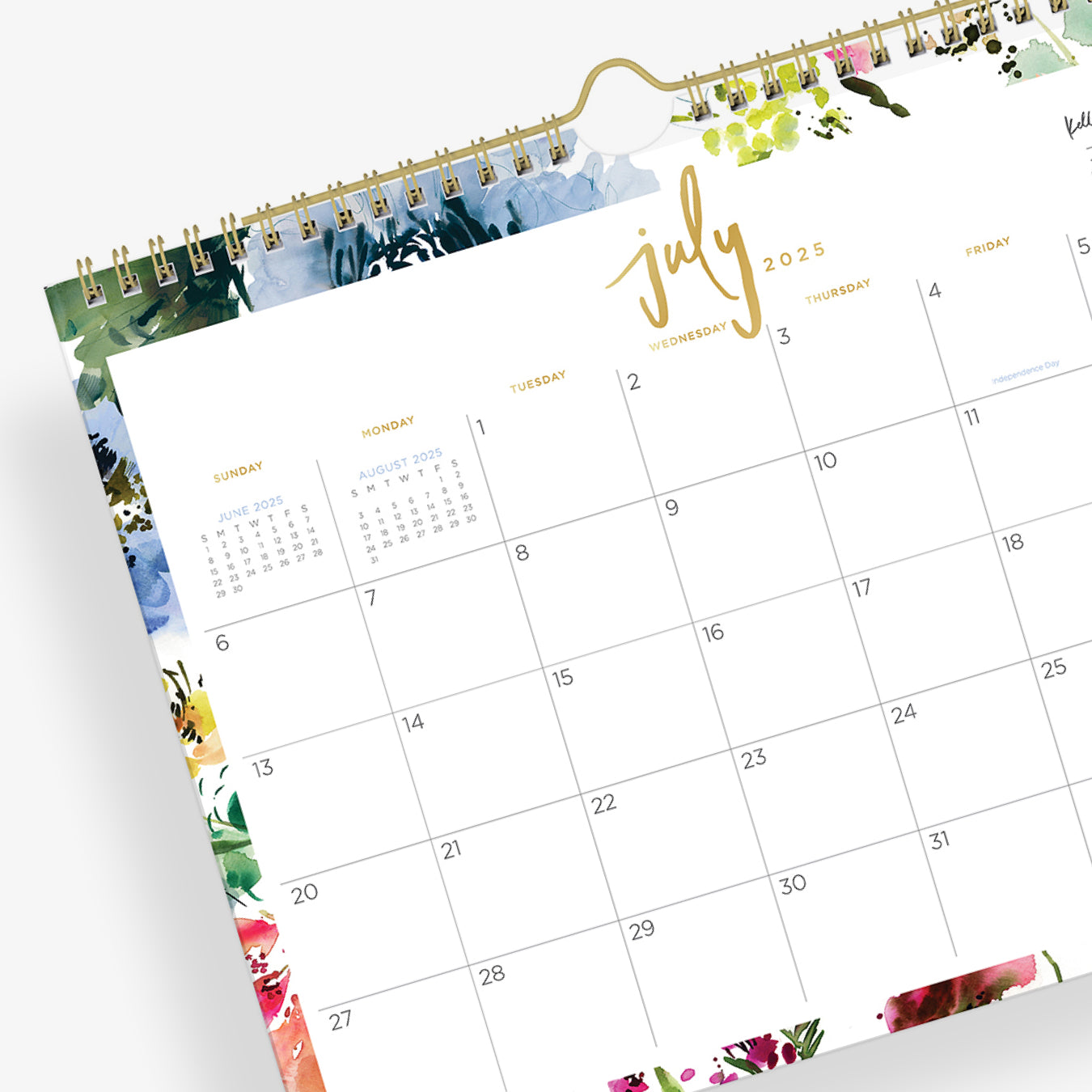 Blooming 2025-2026 Wall Calendar 11x8.75 Kelly Ventura for Blue Sky