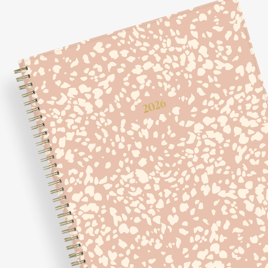 Bengala Desert Rose 2026 Weekly Monthly 8.5x11 Planning Calendar - The Every Girl