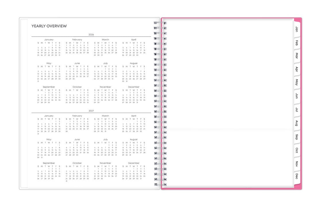 BCA Orchid 2026 Weekly Monthly 8.5x11 Planning Calendar 5 BCA Orchid 2026 Weekly Monthly 8.5x11 Planning Calendar