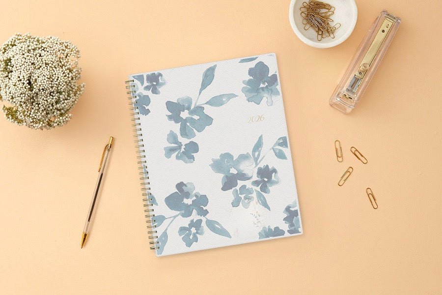 Bakah Blue 2026 Weekly Monthly 8.5x11 Planning Calendar 2 Bakah Blue 2026 Weekly Monthly 8.5x11 Planning Calendar