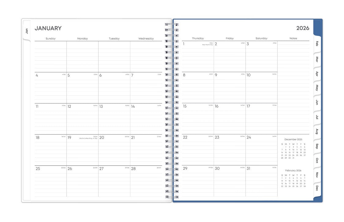 Savoy Cool 2026 Weekly Monthly 8.5x11 Planning Calendar 4 Savoy Cool 2026 Weekly Monthly 8.5x11 Planning Calendar
