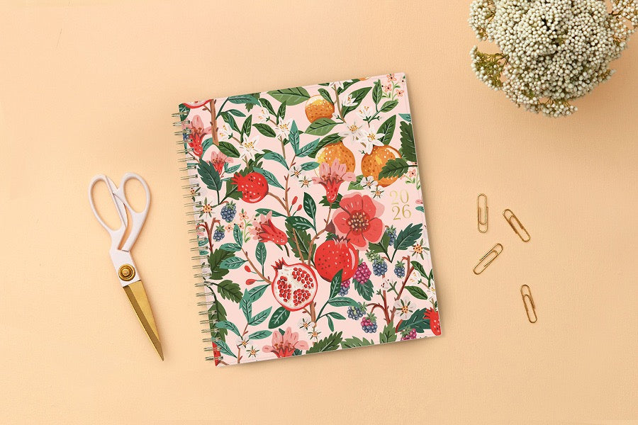 Pomegranate Blush 2026 Weekly Monthly 8x10 Planning Calendar 2 Pomegranate Blush 2026 Weekly Monthly 8x10 Planning Calendar