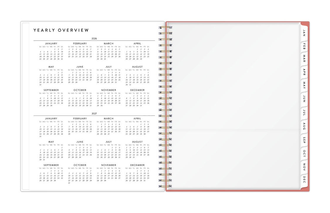 Pomegranate Blush 2026 Weekly Monthly 8x10 Planning Calendar 5 Pomegranate Blush 2026 Weekly Monthly 8x10 Planning Calendar