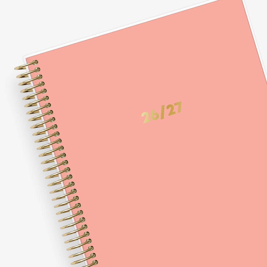 Coral 2026 Weekly Monthly 7x9 LiveWell™ Planning Calendar