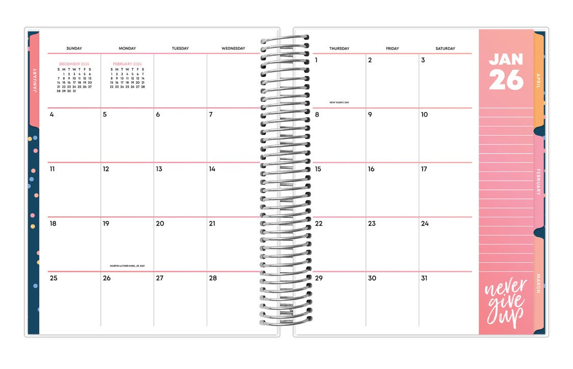 Solid Blue 2026 Weekly Monthly 7x9 LiveWell™ Planning Calendar 4 Solid Blue 2026 Weekly Monthly 7x9 LiveWell™ Planning Calendar