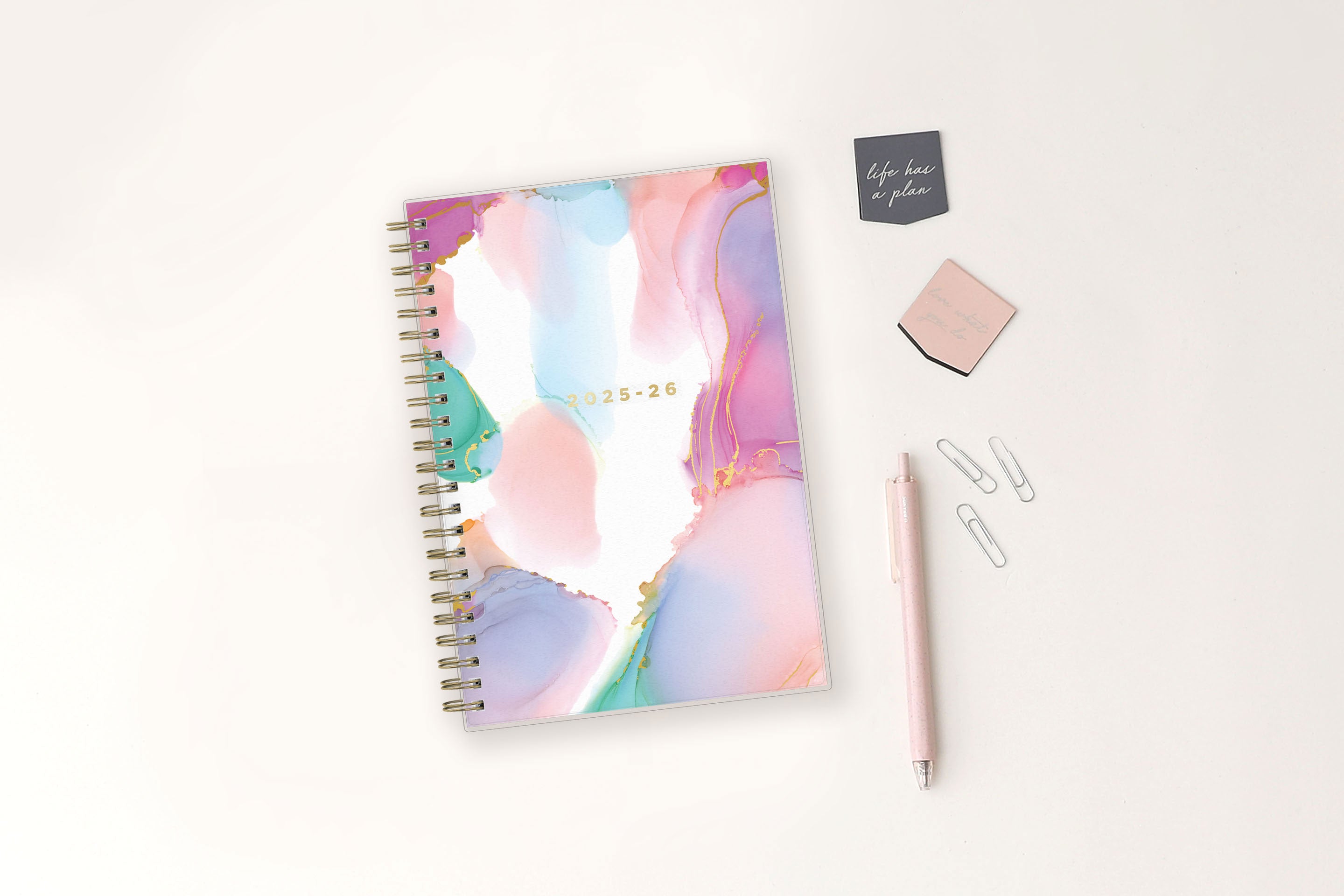 Multi Color Smoke 2025-2026 Weekly 5x8 Planning Calendar - Ashley G 2 Multi Color Smoke 2025-2026 Weekly 5x8 Planning Calendar - Ashley G