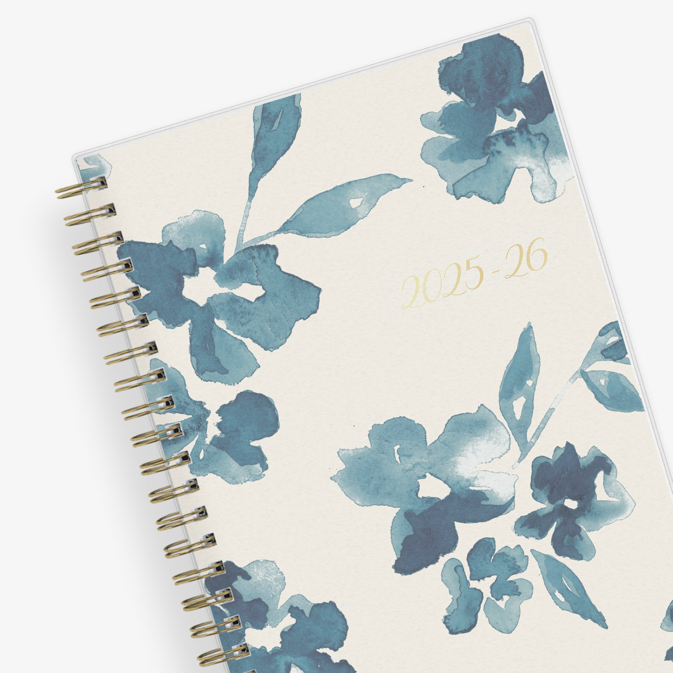 Bakah Blue 2025-2026 Weekly Monthly 5x8 Planning Calendar