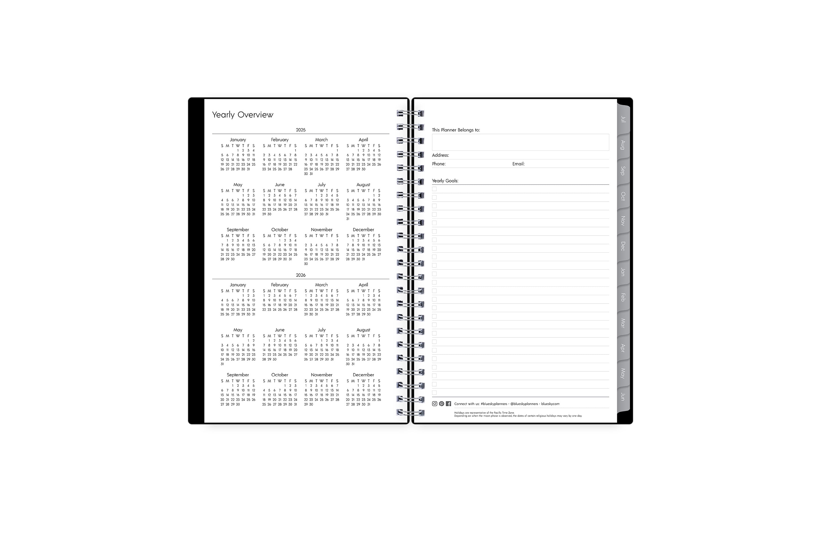 Professional 2025-2026 Weekly Monthly 5x8 Planning Calendar 6 Professional 2025-2026 Weekly Monthly 5x8 Planning Calendar