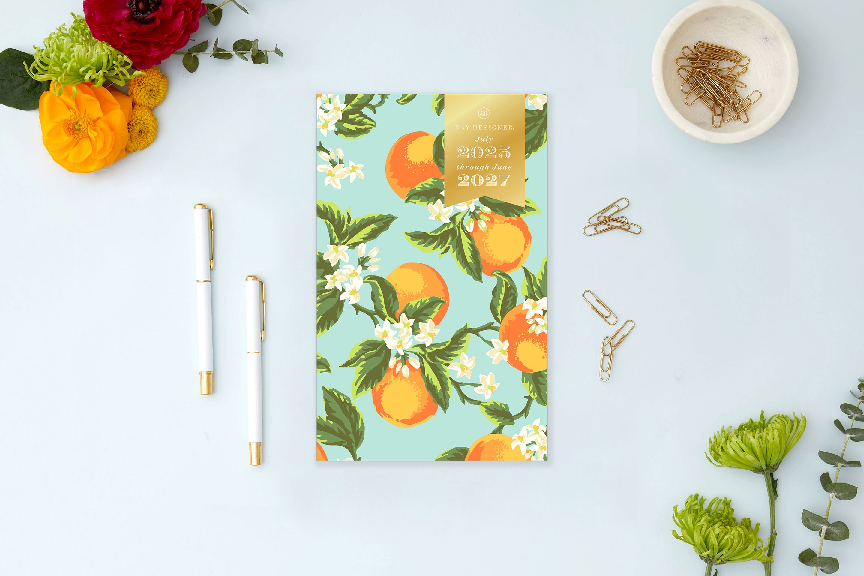 Orange Blossom Mint 2025-2027 24-Months 5x8 Day Designer for Blue Sky Planning Calendar 2 Orange Blossom Mint 2025-2027 24-Months 5x8 Day Designer for Blue Sky Planning Calendar