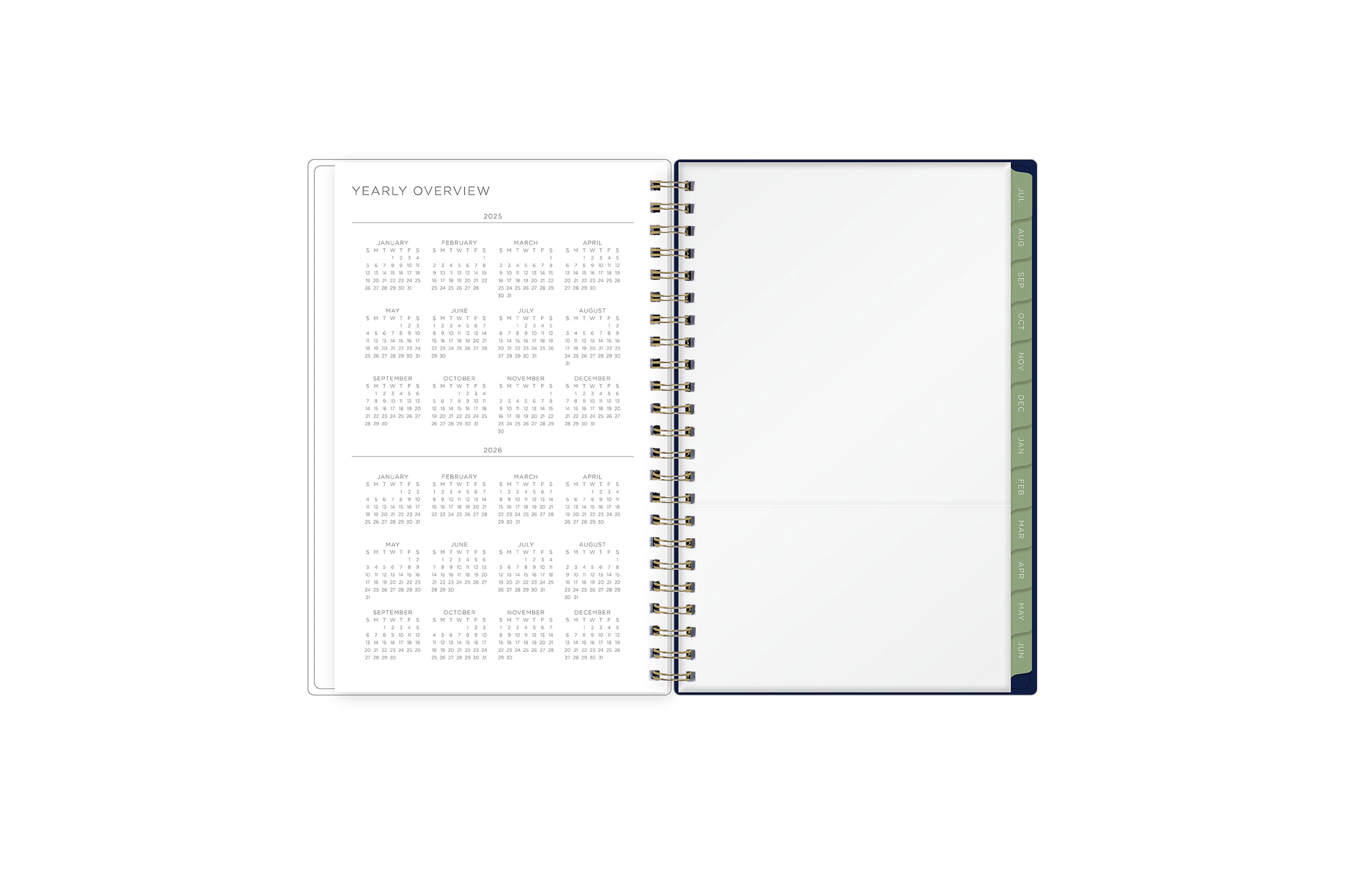 Blooms Blue 2025-2026 Weekly and Monthly 5x8 Kelly Ventura Planning Calendar 5 Blooms Blue 2025-2026 Weekly and Monthly 5x8 Kelly Ventura Planning Calendar