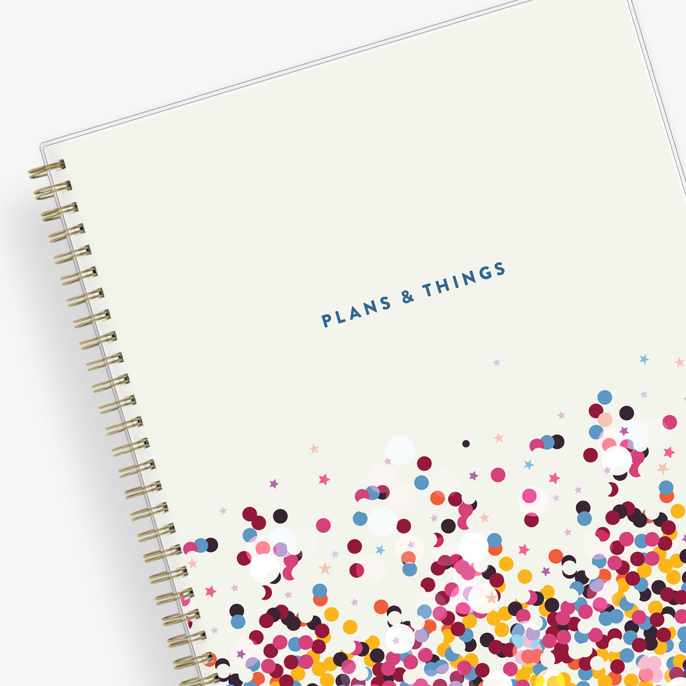 Star Confetti 2025-2026 Weekly 8.5x11 Student Planning Calendar